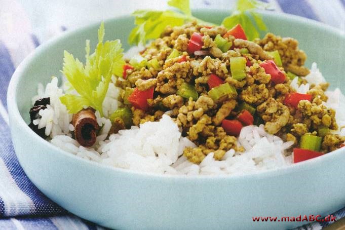 Asiatisk kødsauce med og ris