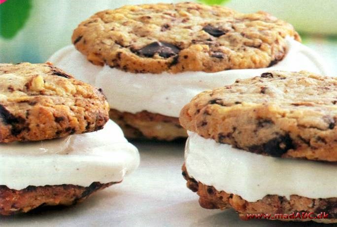 Cookie-sandwich med is