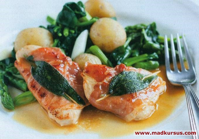 Kylling saltimbocca